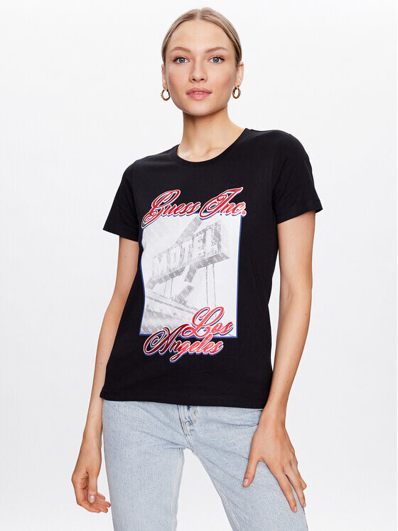 

Футболка стандартного кроя Guess, черный