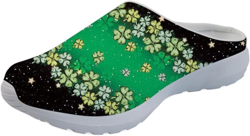 

Кроссовки-мюли Forchrinse Blue Cow для женщин, без задника, с сеткой, на платформе, удобные домашние, и спортивные тапочки, зеленый