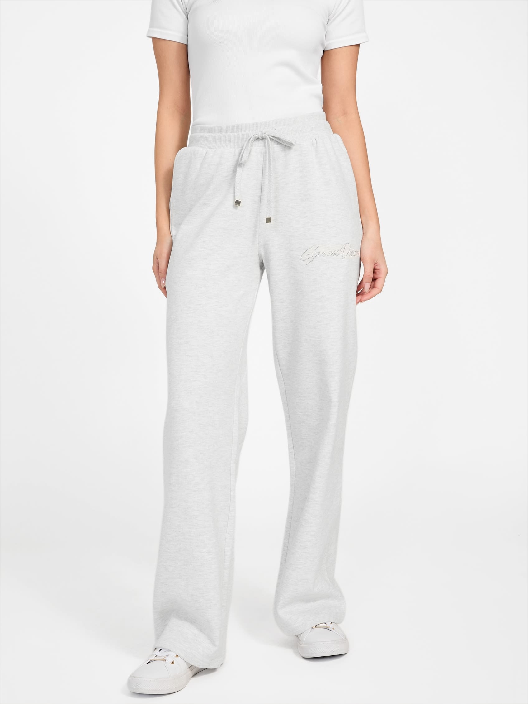 

Широкие брюки-джоггеры Milia Guess Factory, цвет winter dawn heather