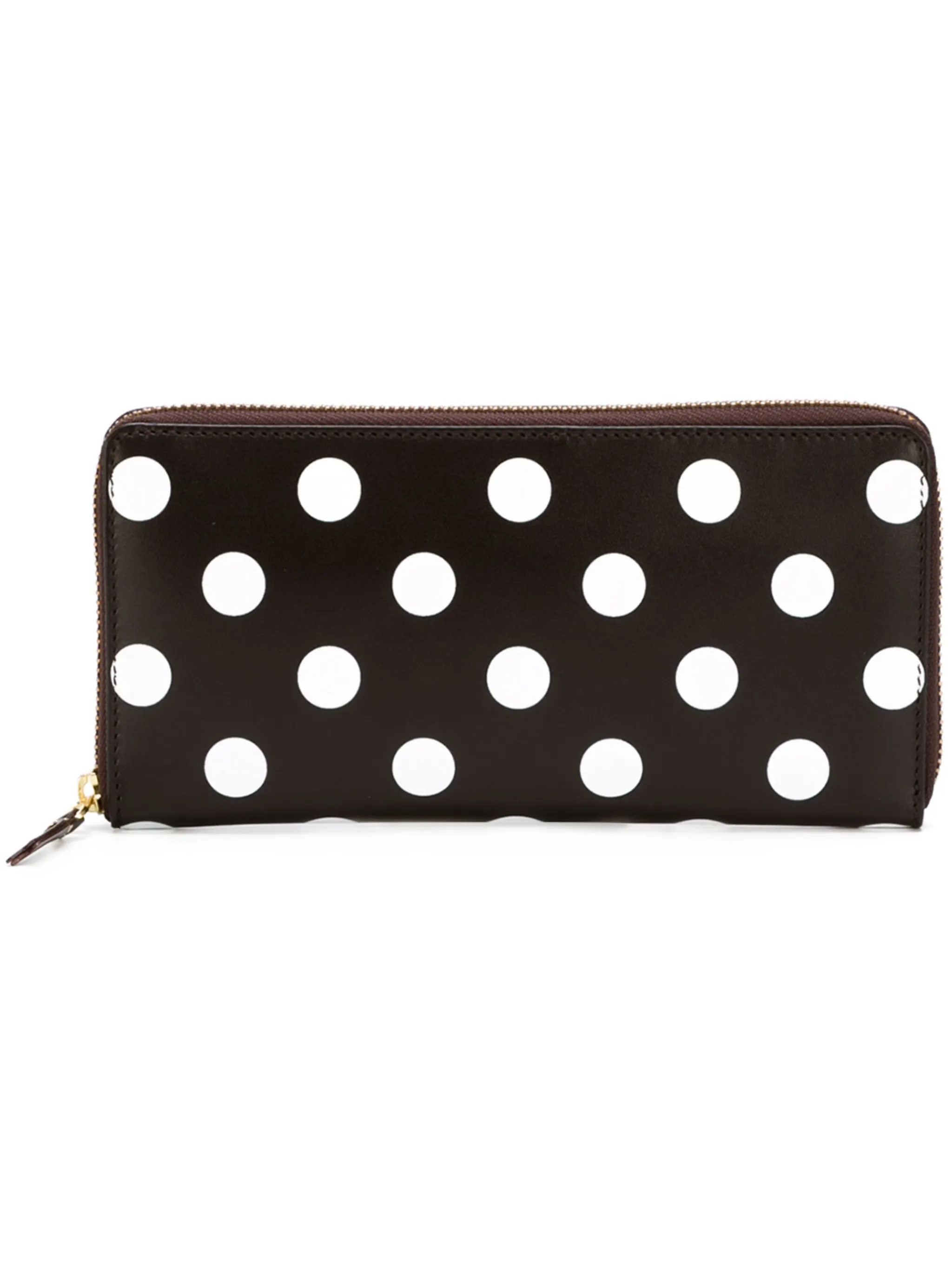 

Кошелек в горошек Polka Dots Printed Comme Des Garçons Wallet, коричневый