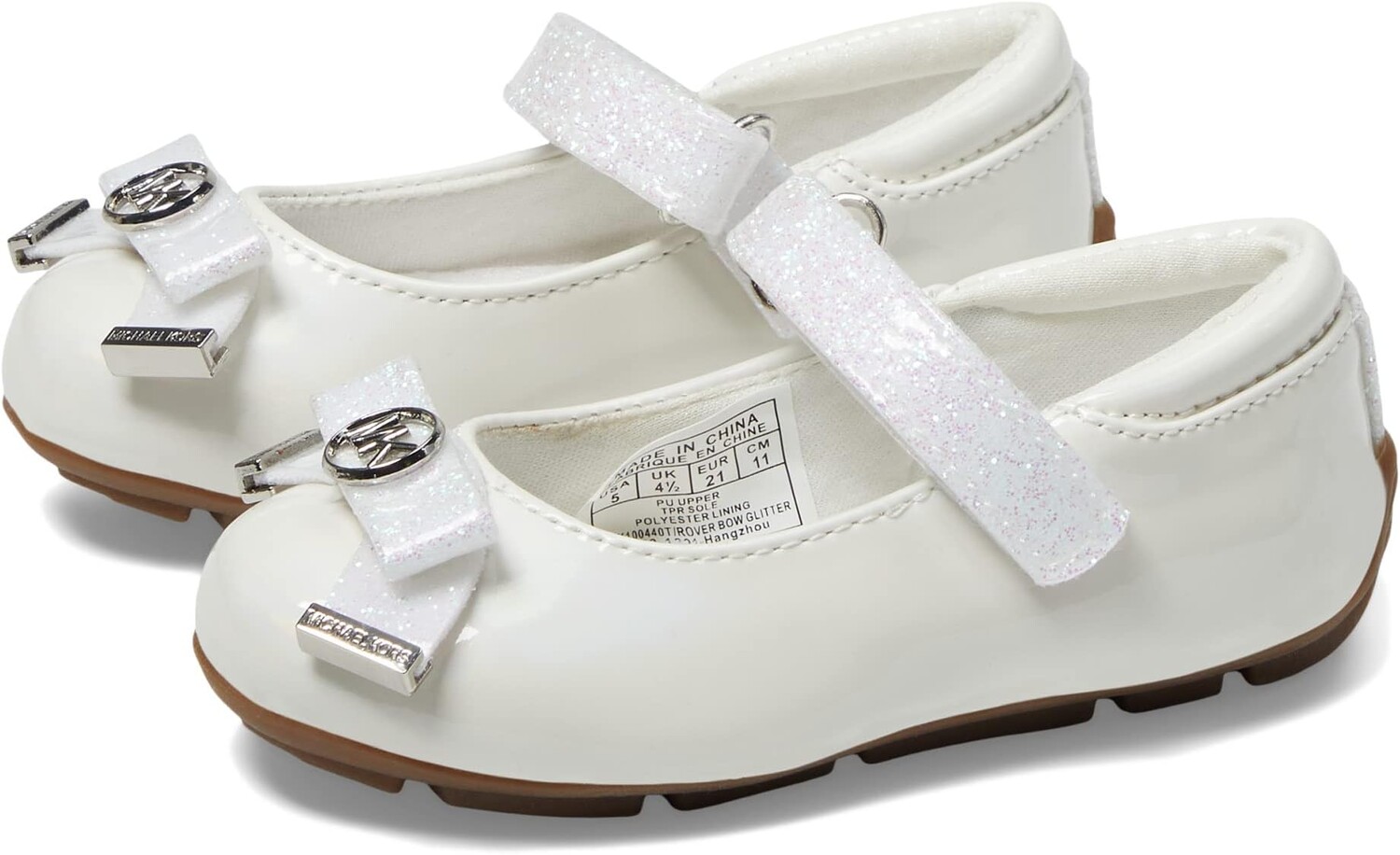 

Балетки Rover Bow Glitter MICHAEL Michael Kors, цвет White Glitter