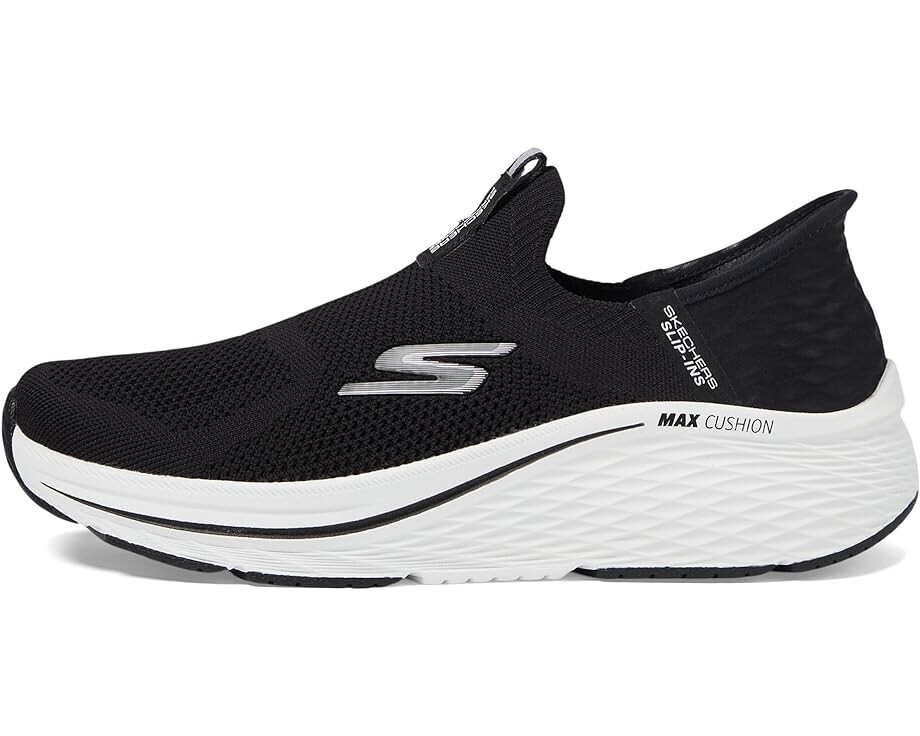Кроссовки SKECHERS Max Cushioning Elite 2.0 Eternal Hands Free Slip-Ins, цвет Black/White — фото 4