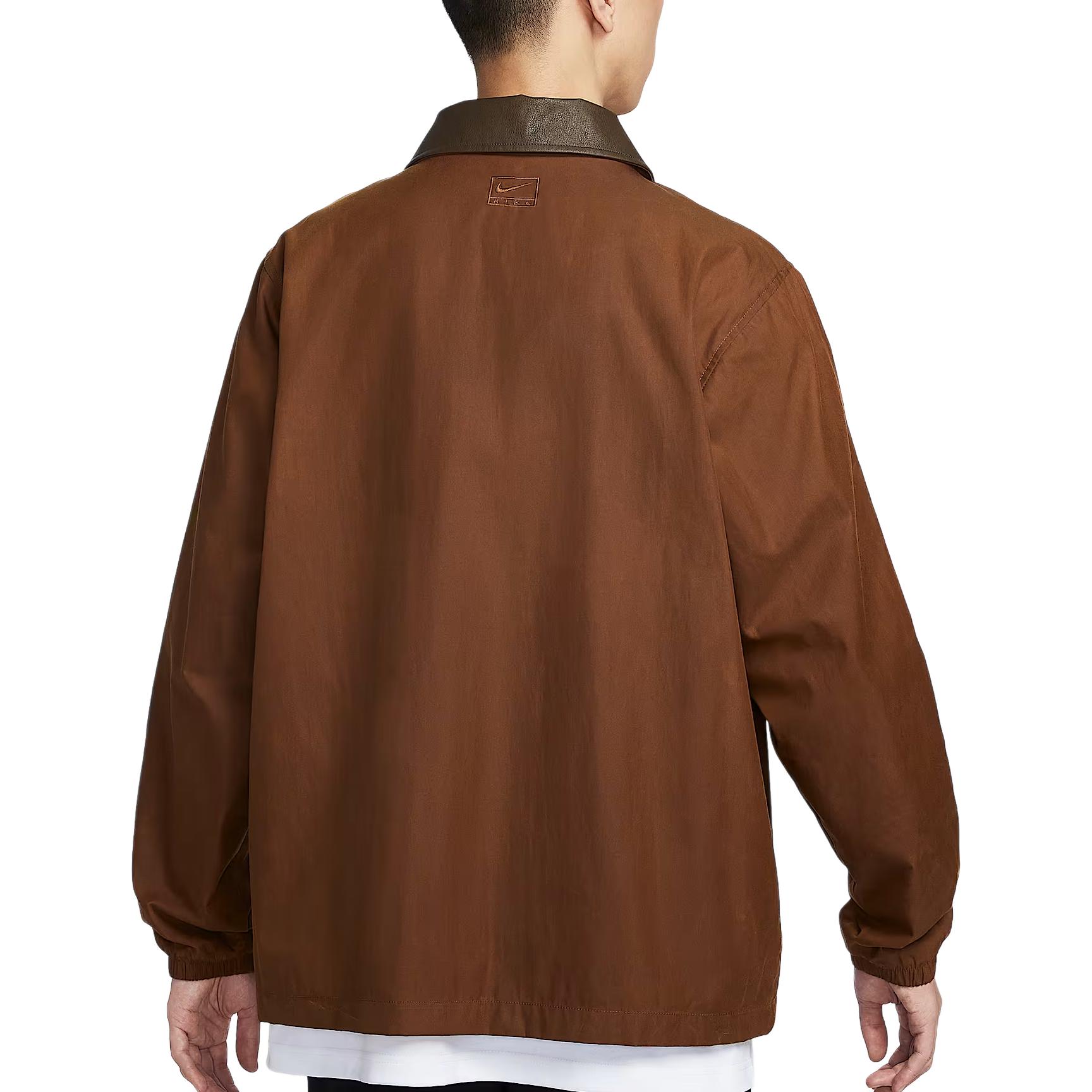 Спортивная куртка мужская Light British Umber с лацканами, модель Moderate Instructor Nike, светло british коричневый — фото 3