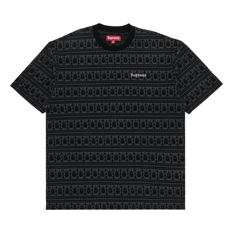 

Майка Supreme Jacquard Scarab Short-Sleeve Top, черный
