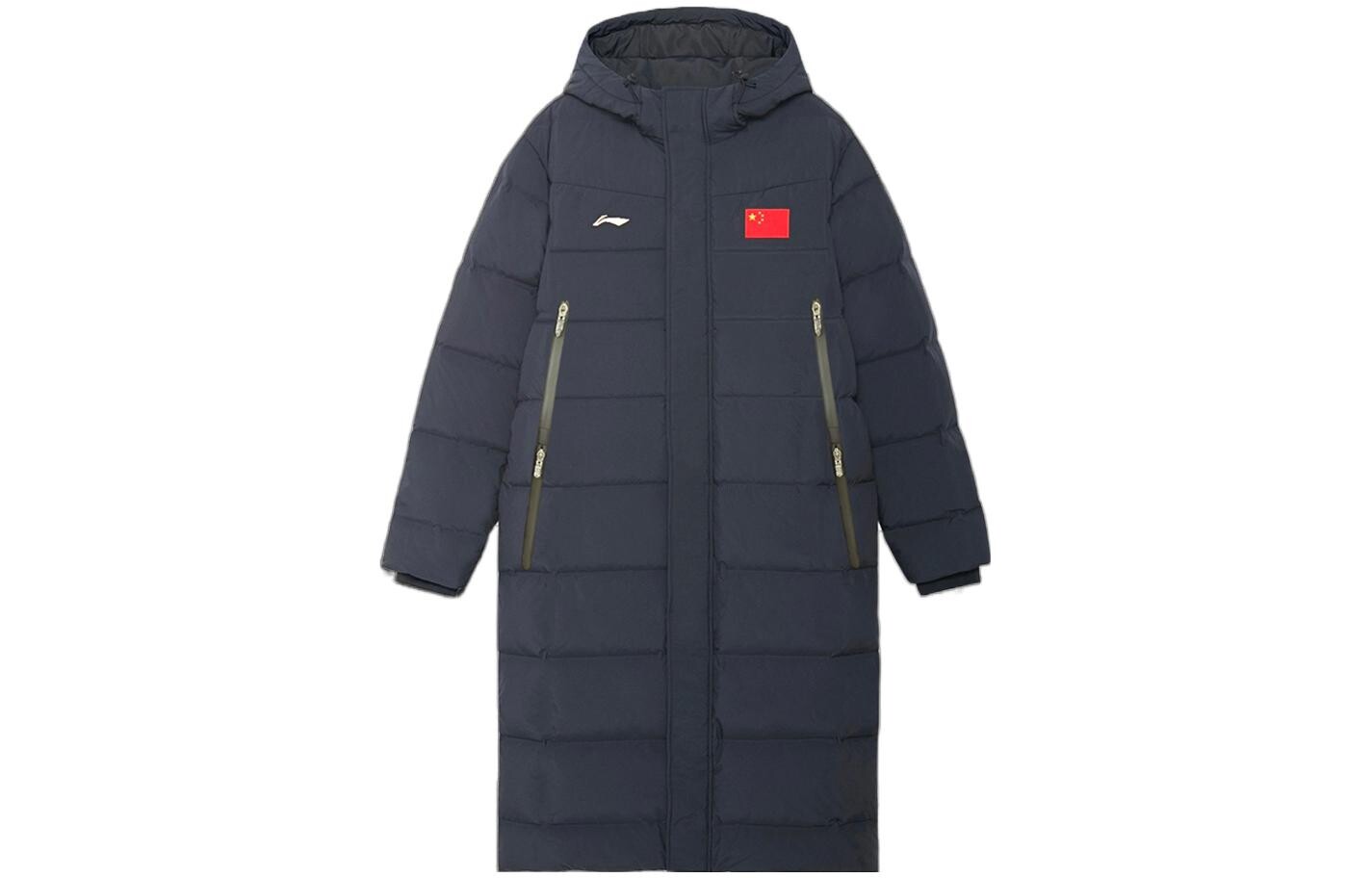 

Li Ning ПОДКЛАДКА Мужской пуховик, Черный