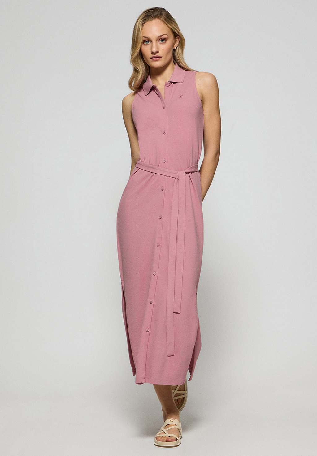 

Платье-рубашка BUTTONED SLEEVELESS ELOWEN Polo Club, розовый