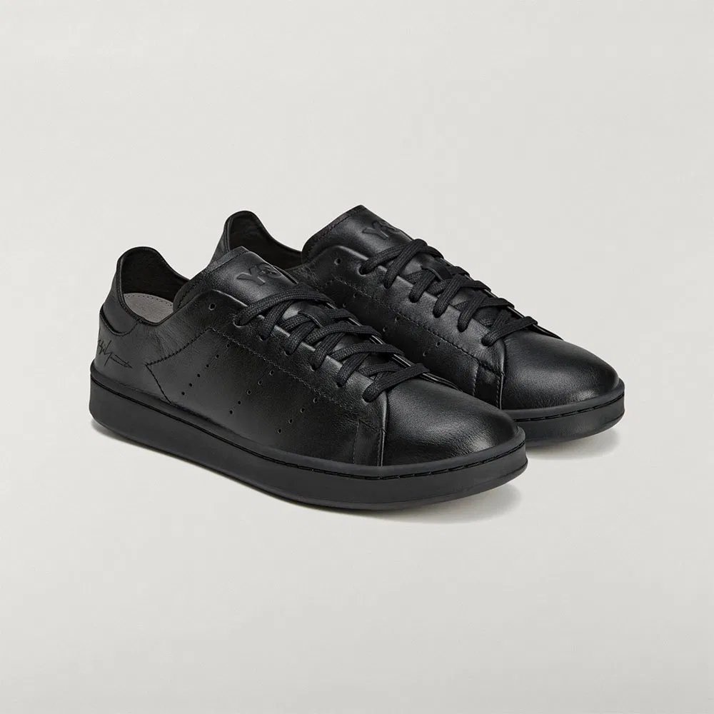 Мужские чёрные низкие кроссовки Stan Smith от Y-3