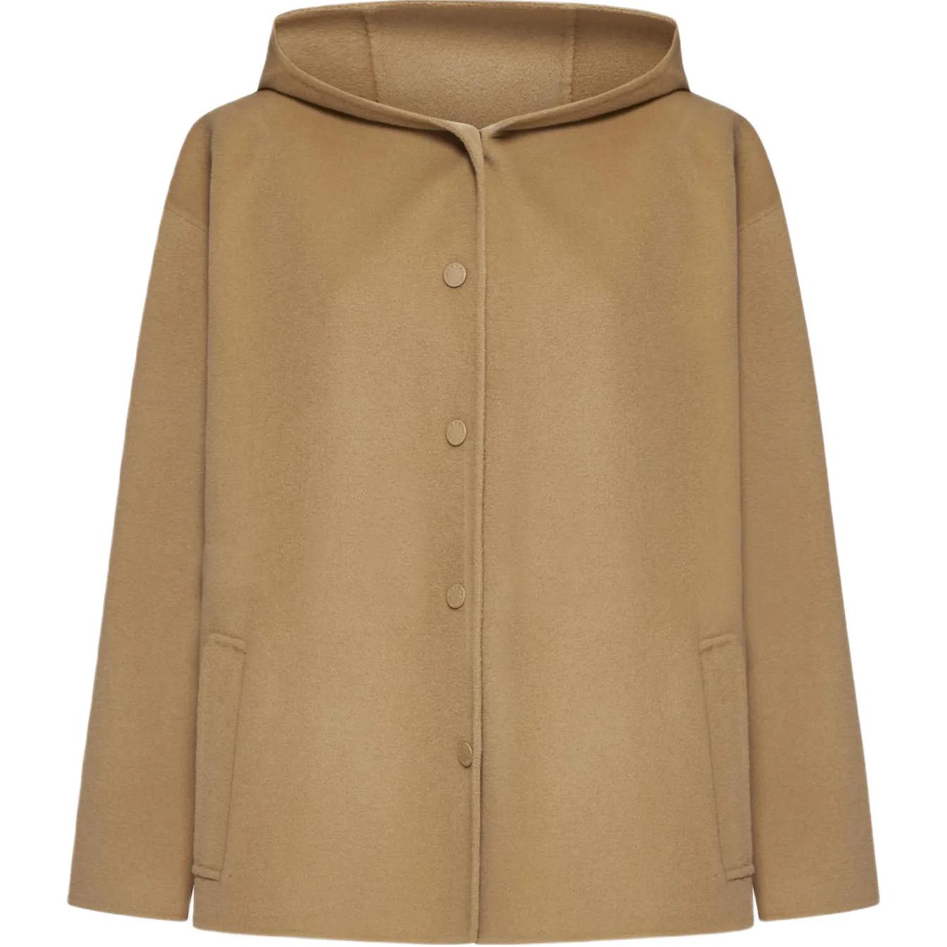 

WEEKEND MaxMara Длинное пальто на пуговицах с длинными рукавами, Beige