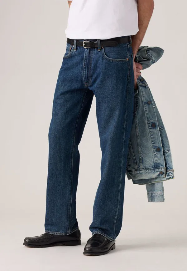 555 свободные прямые джинсы прямого кроя Levi'S, Dark Blue