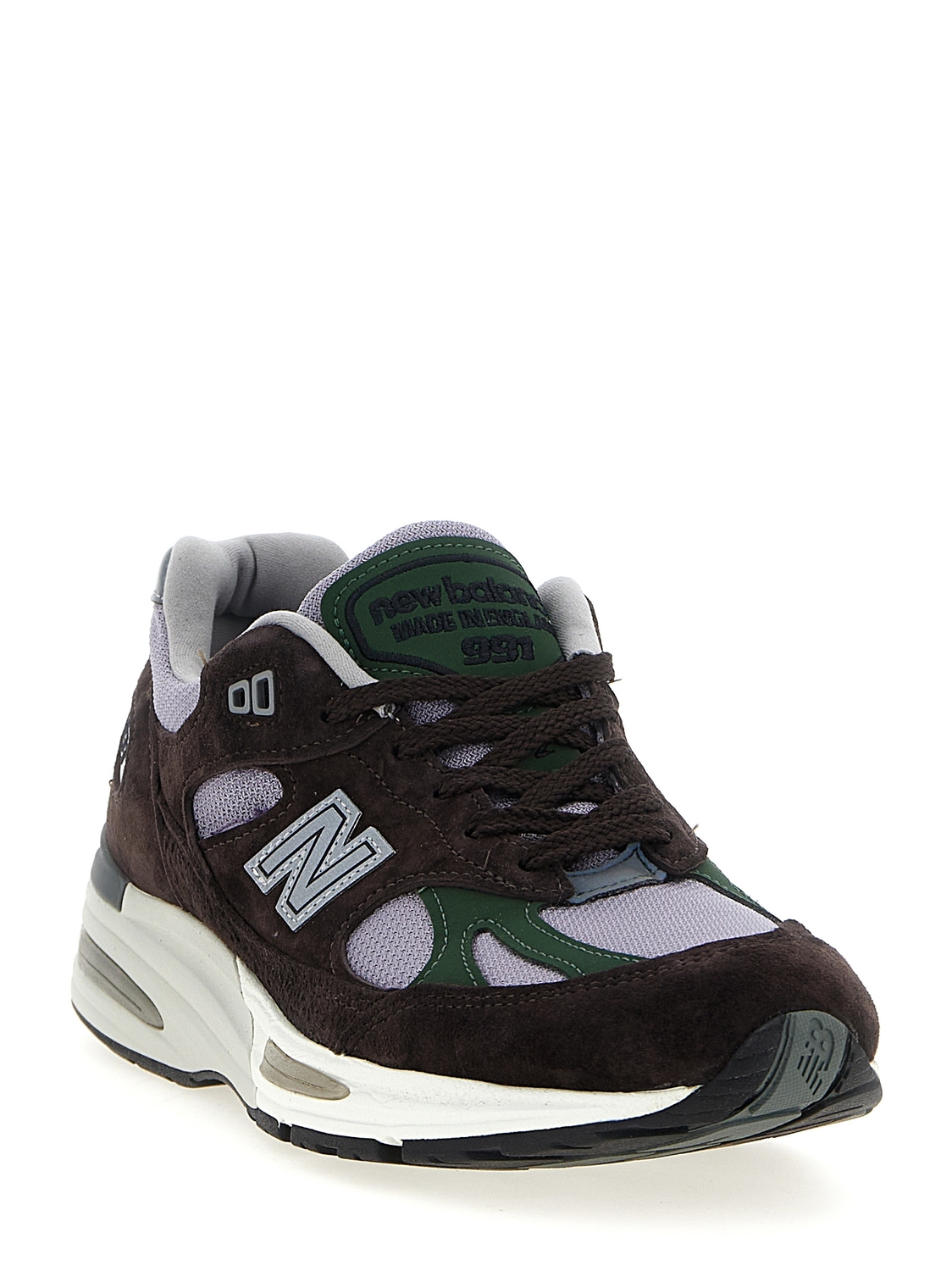 Кроссовки Made in UK 991V2 NEW BALANCE, мультиколор — фото 2