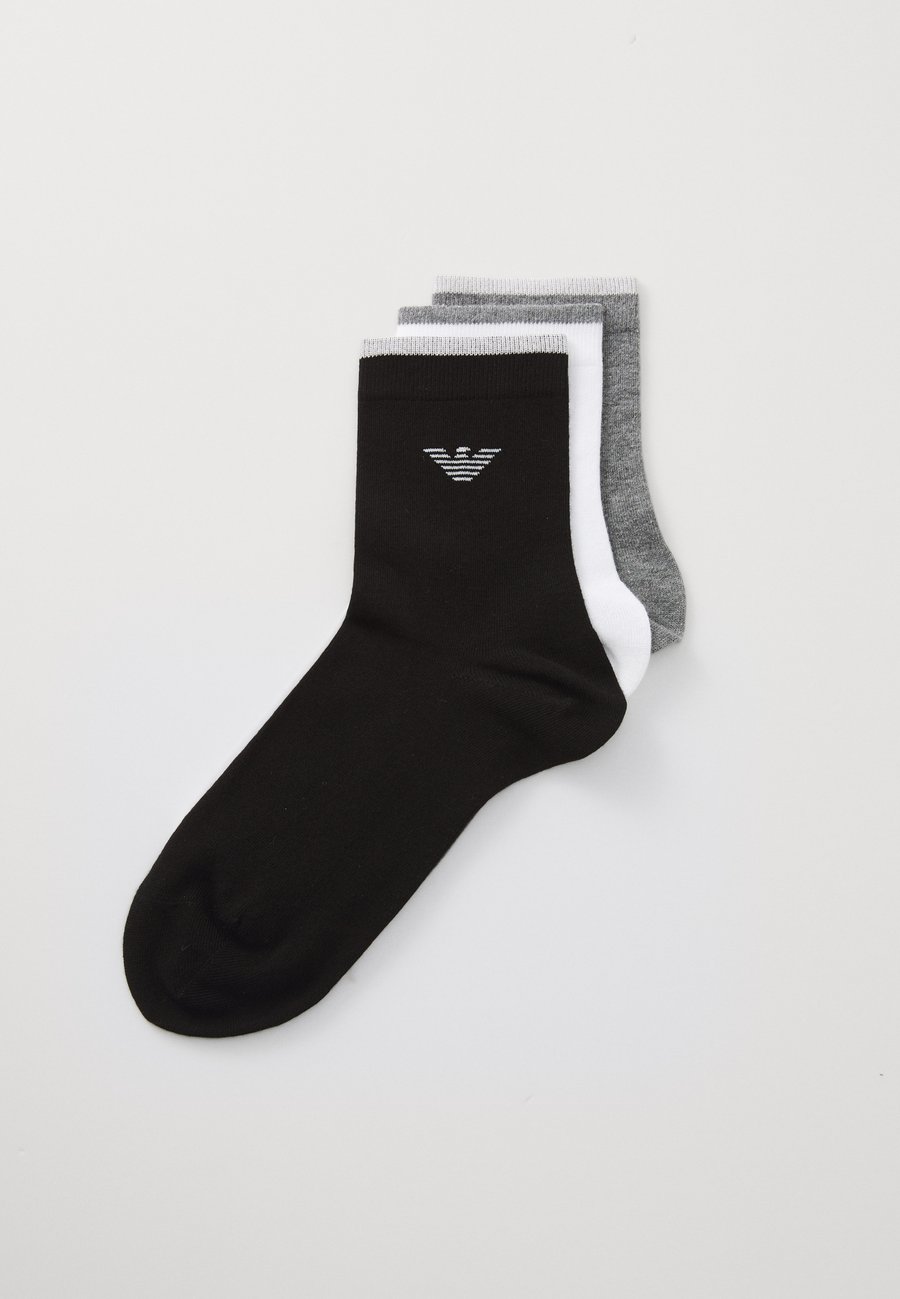 

Носки Emporio Armani SHORT SOCKS 3 PACK SHORT SOCKS, Black/Grey/White/Black