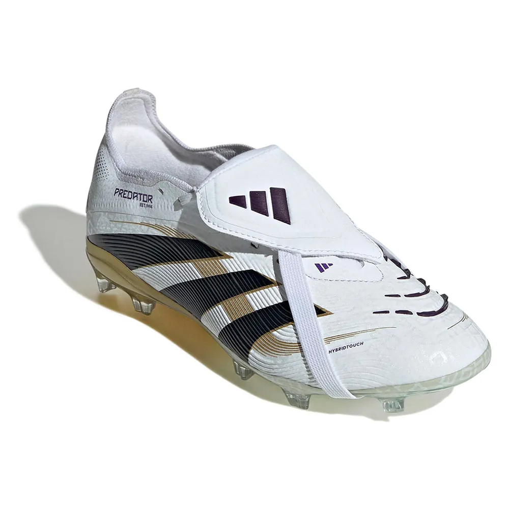 Футбольные бутсы adidas Predator Elite Fold-Over Tongue FG, белый — фото 4