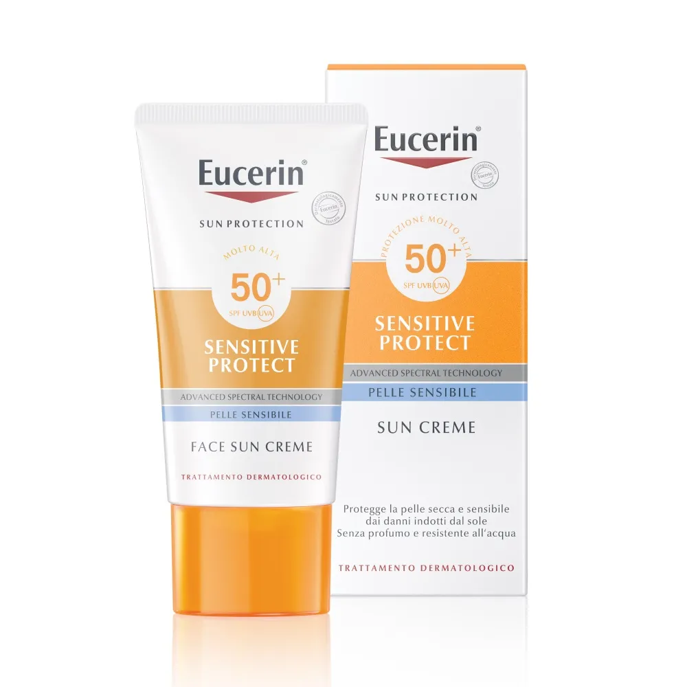 

Eucerin Sun Крем для лица Spf 50+ 50 мл Высокая защита