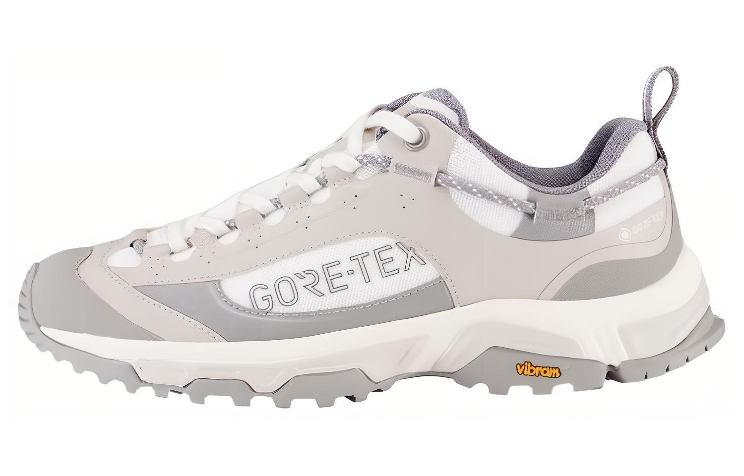 

Походные амортизирующие износостойкие низкие треккинговые кроссовки мужские белый серый KOLON SPORT, белый серый