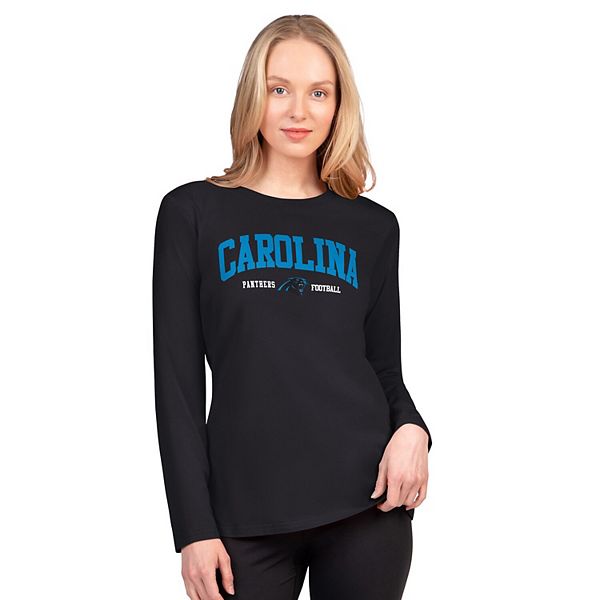 

Женская черная футболка с длинным рукавом Carolina Panthers Best Play G-Iii 4Her By Carl Banks, Черный, Женская черная футболка с длинным рукавом Carolina Panthers Best Play G-Iii 4Her By Carl Banks