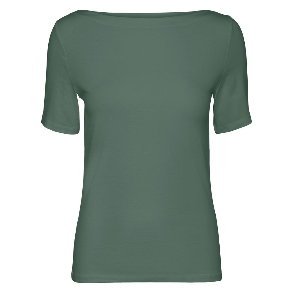 

Зеленые вискозные топ и футболка Vero Moda
