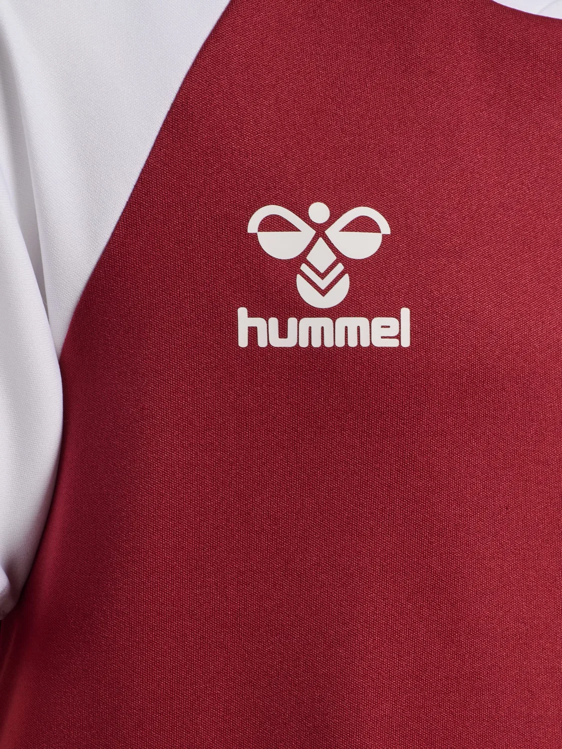 Футболка функциональная Hummel, maroon/white — фото 3