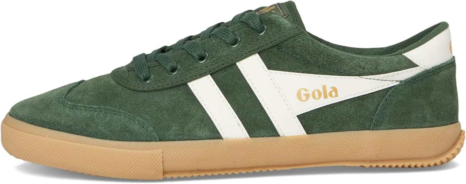 Кроссовки Gola Mens Badminton Suede, зеленый/бежевый — фото 4