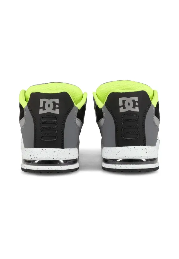 Кроссовки для скейтбординга DC Shoes, серый/черный/лайм — фото 4