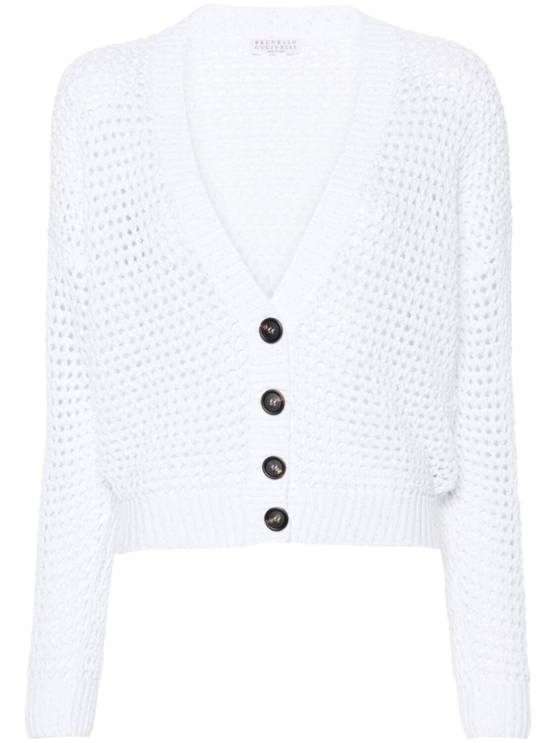 

Кардиган с пайетками Brunello Cucinelli, белый