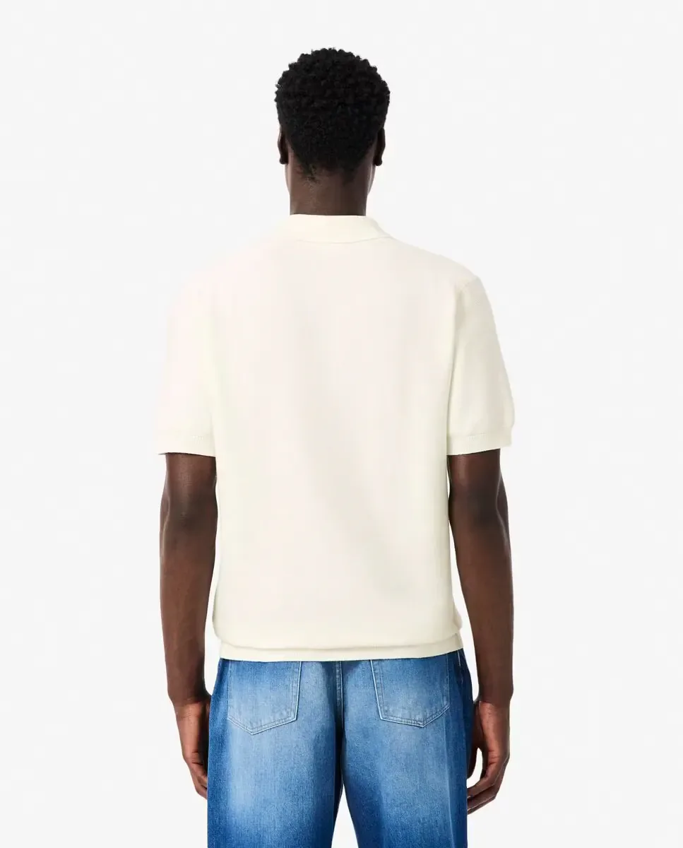Футболка мужская Lacoste, хлопок, белый — фото 2