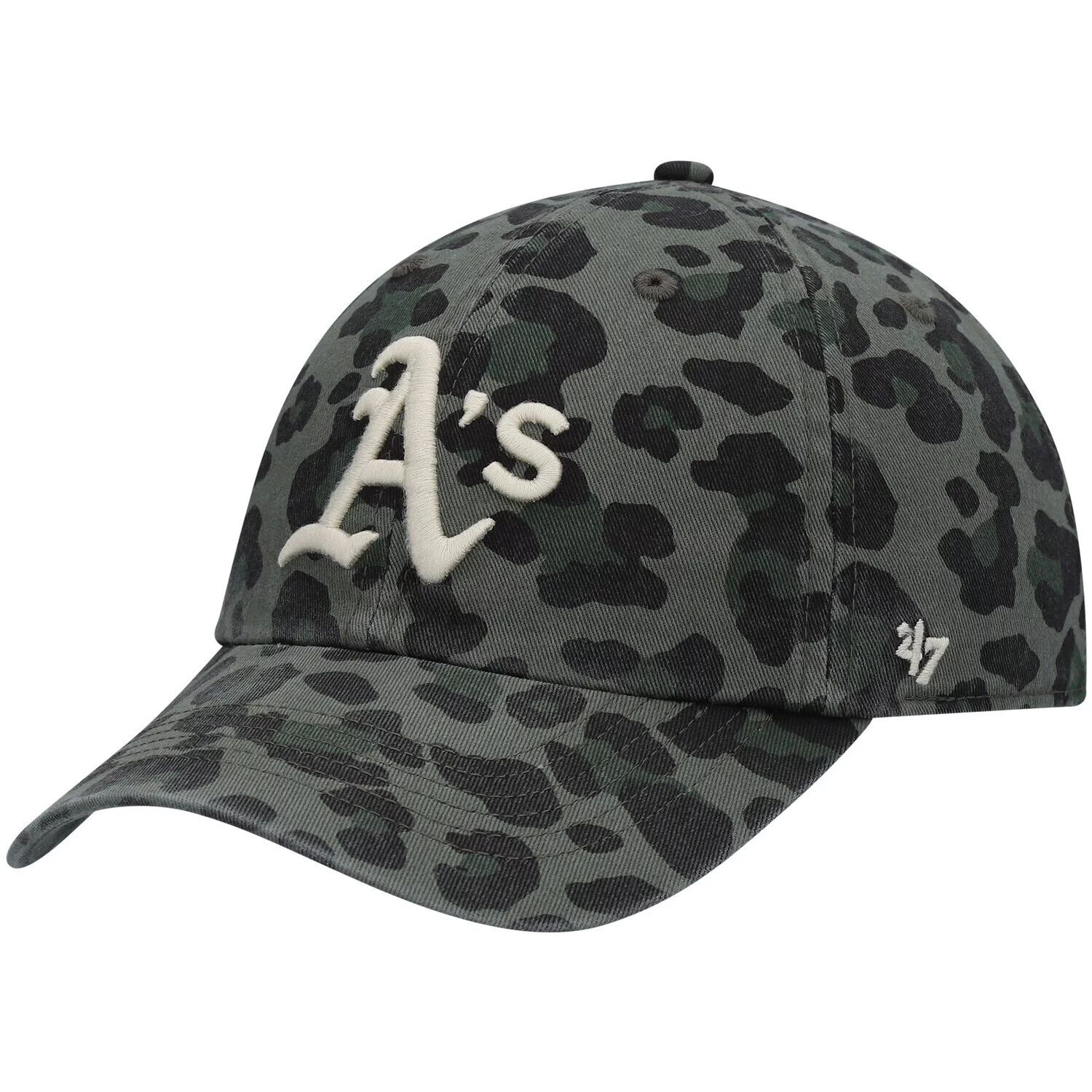 

Женская регулируемая кепка Green Oakland Athletics '47 Bagheera Clean Up