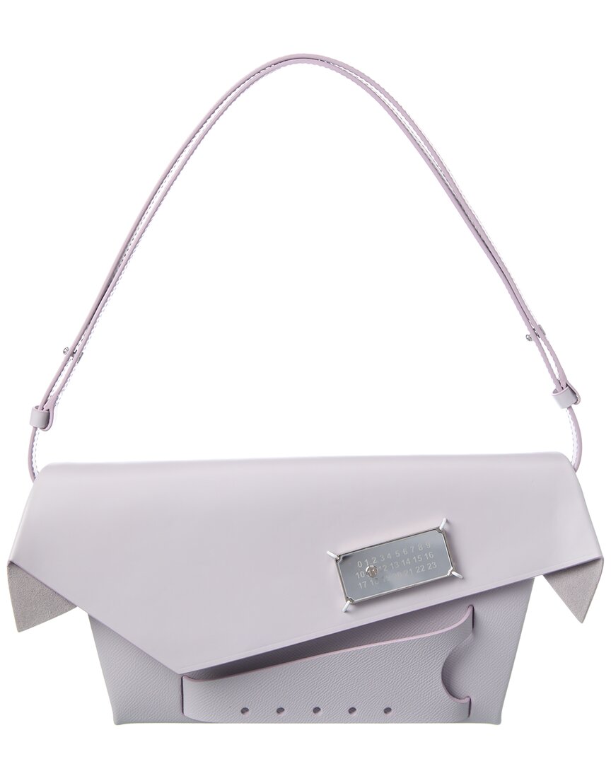

Сумка через плечо Maison Margiela Snatched из кожи, фиолетовый