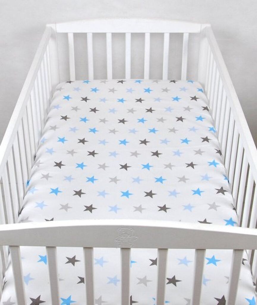 

Простыня BABYLUX 70 x 140 см, простыня для детской кроватки из хлопка 94. Звезды синие, Синий, Простыня BABYLUX 70 x 140 см, простыня для детской кроватки из хлопка 94. Звезды синие