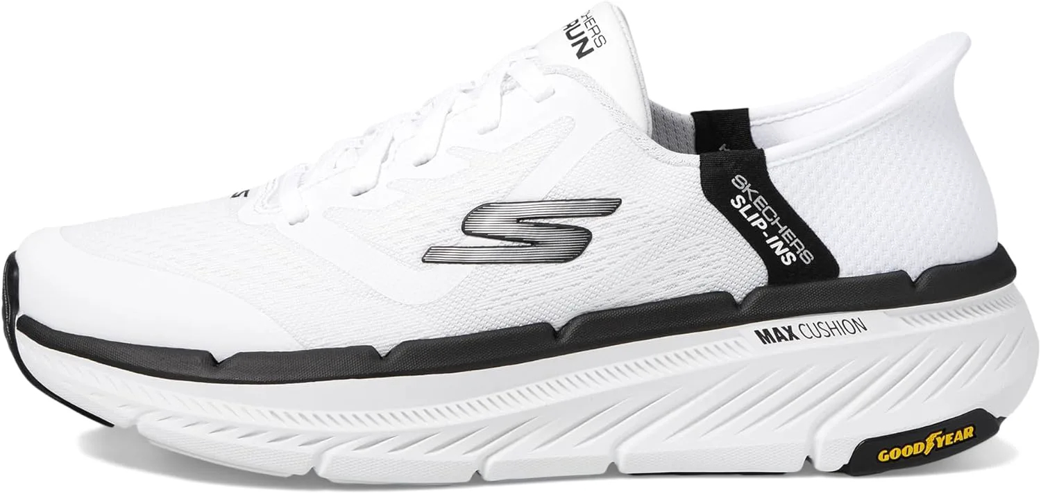 Мужские кроссовки Skechers Max Cushioning Premier 2.0 Ascendant II с легким процессом надевания, белый/черный — фото 3