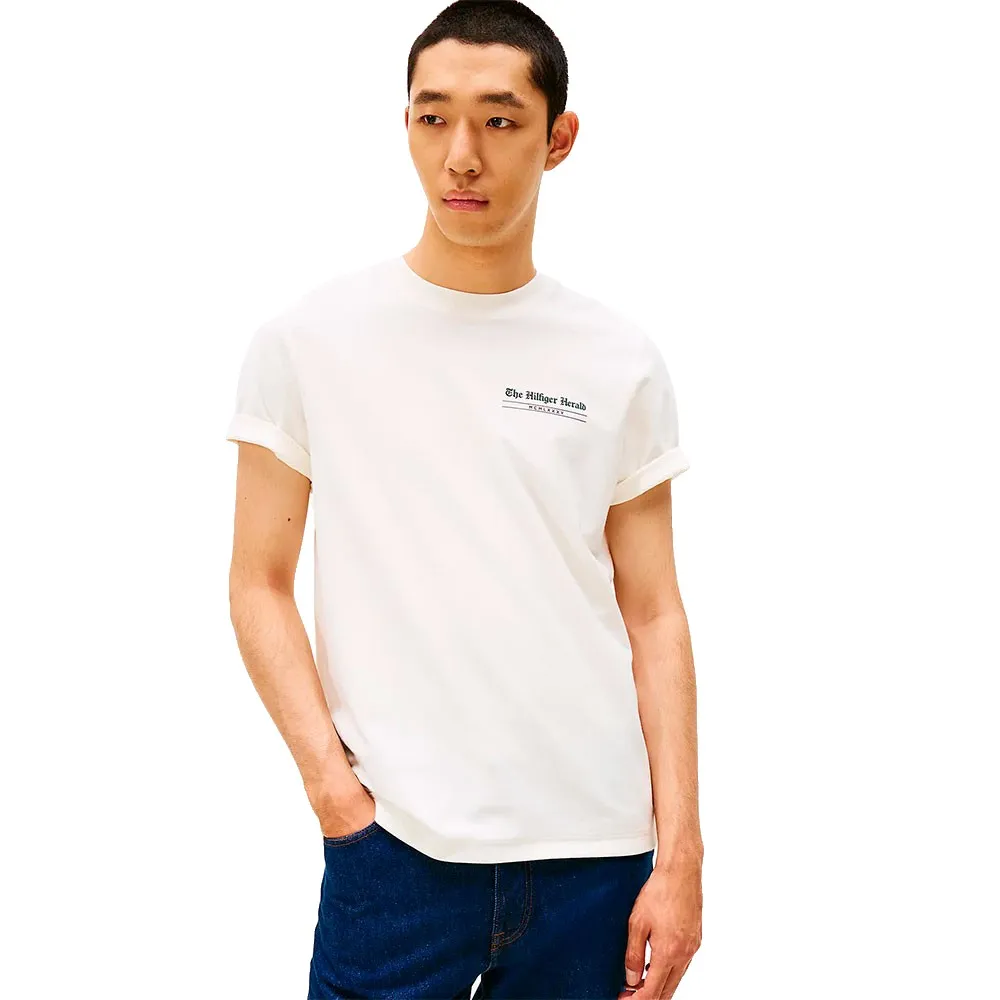 

Футболка с коротким рукавом Tommy Hilfiger Herald Back Graphic, белый