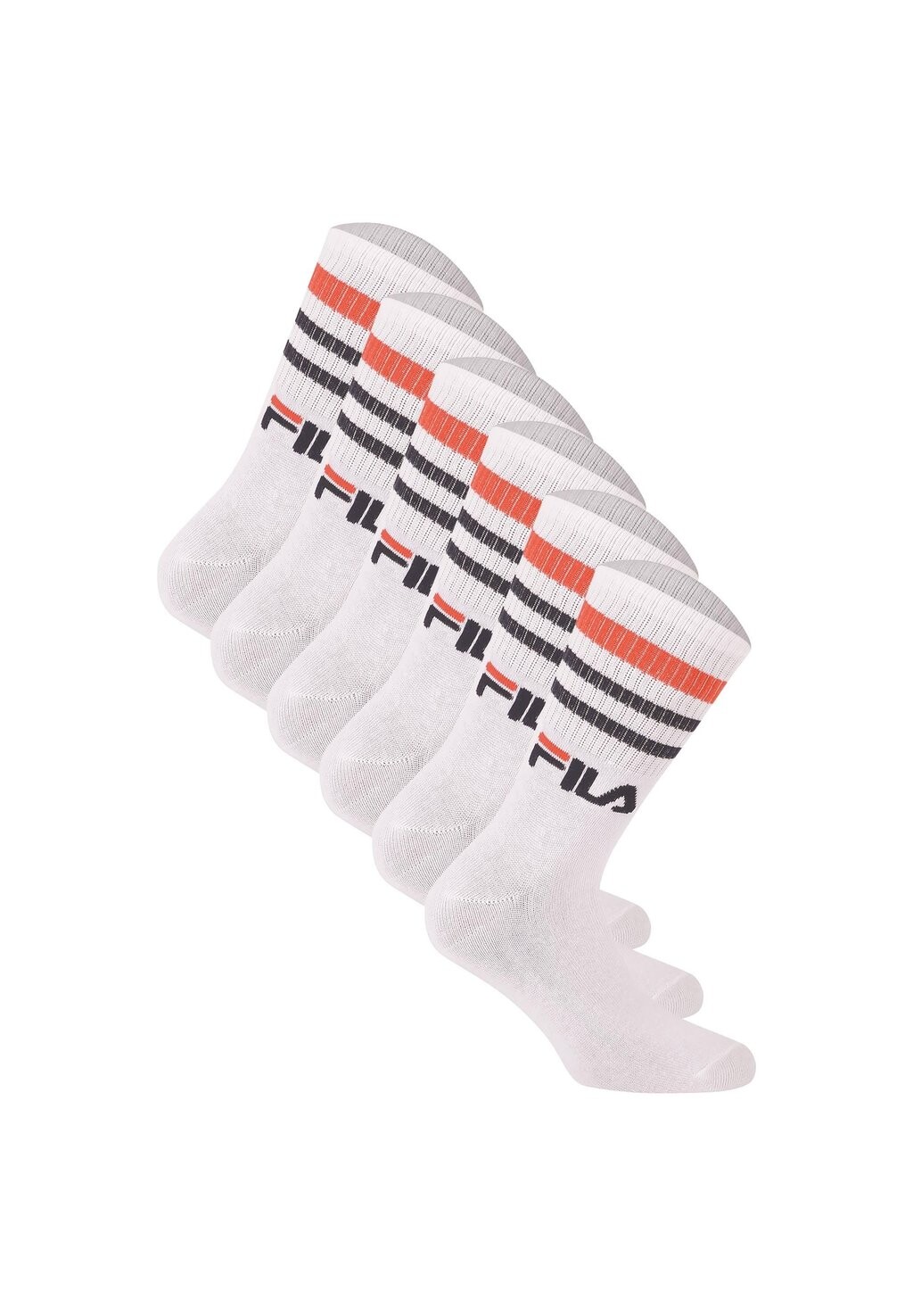 

Носки UNISEX 6 PACK STREET SPORT LIFESTYLE STRIPES Fila, белый