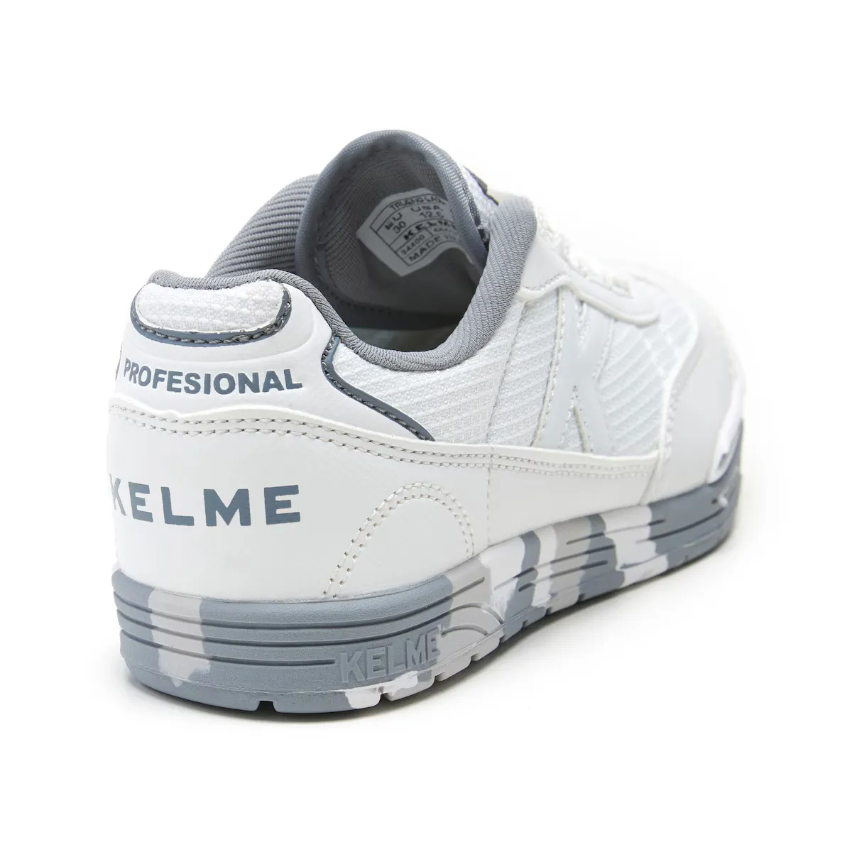 Детская футбольная обувь Trueno Lace Kelme, серый — фото 4