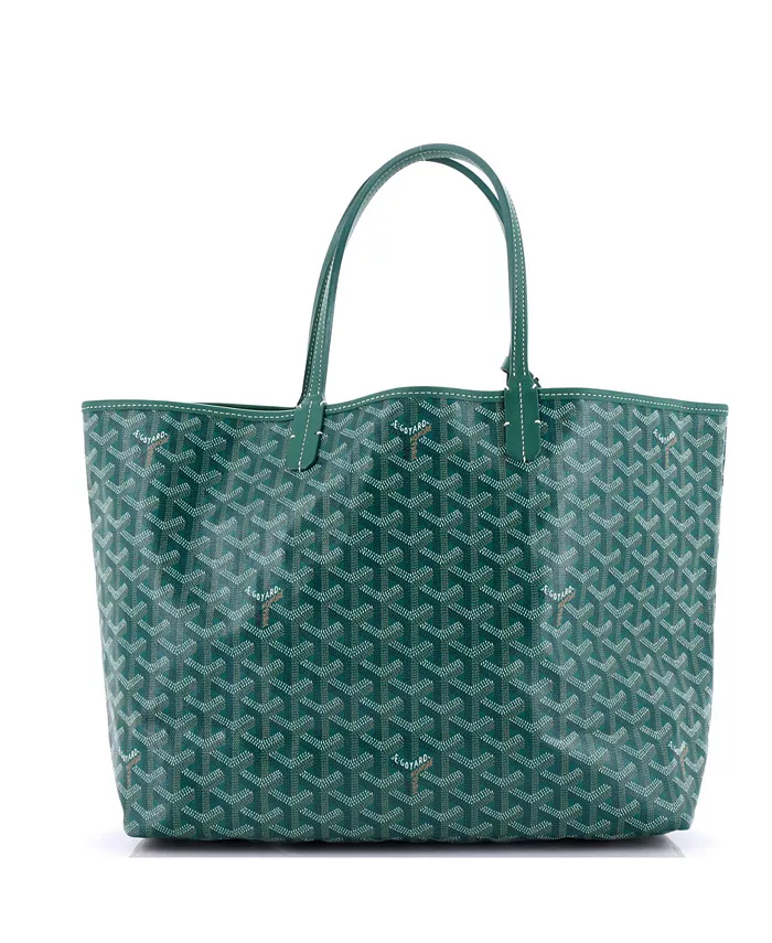 

Сумка-тоут PM Saint Louis из лакированного холста Pre-Owned Goyard, зеленый