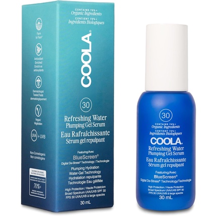 

Освежающая гелевая сыворотка с эффектом уплотнения кожи SPF 30 30 мл Coola