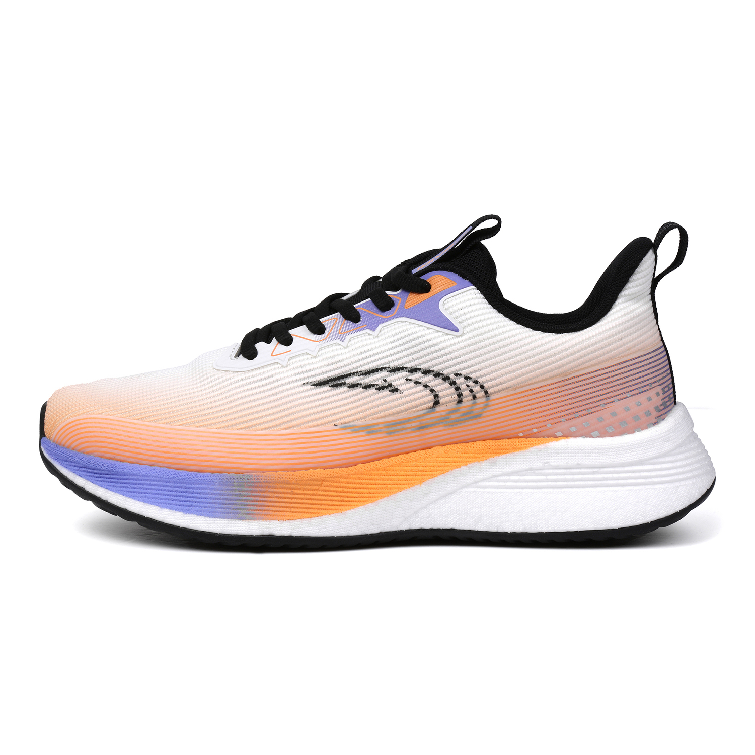 

SAIQI Беговые кроссовки Running Collection с амортизацией легкие упругие низкие повседневные мужские жемчужно-белые, цвет Pearl White