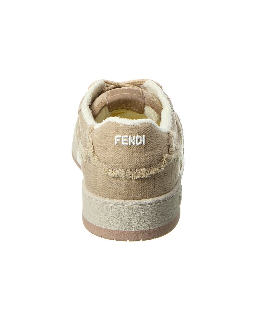 

Кроссовки FENDI Match из жаккардовой парусины, бежевый