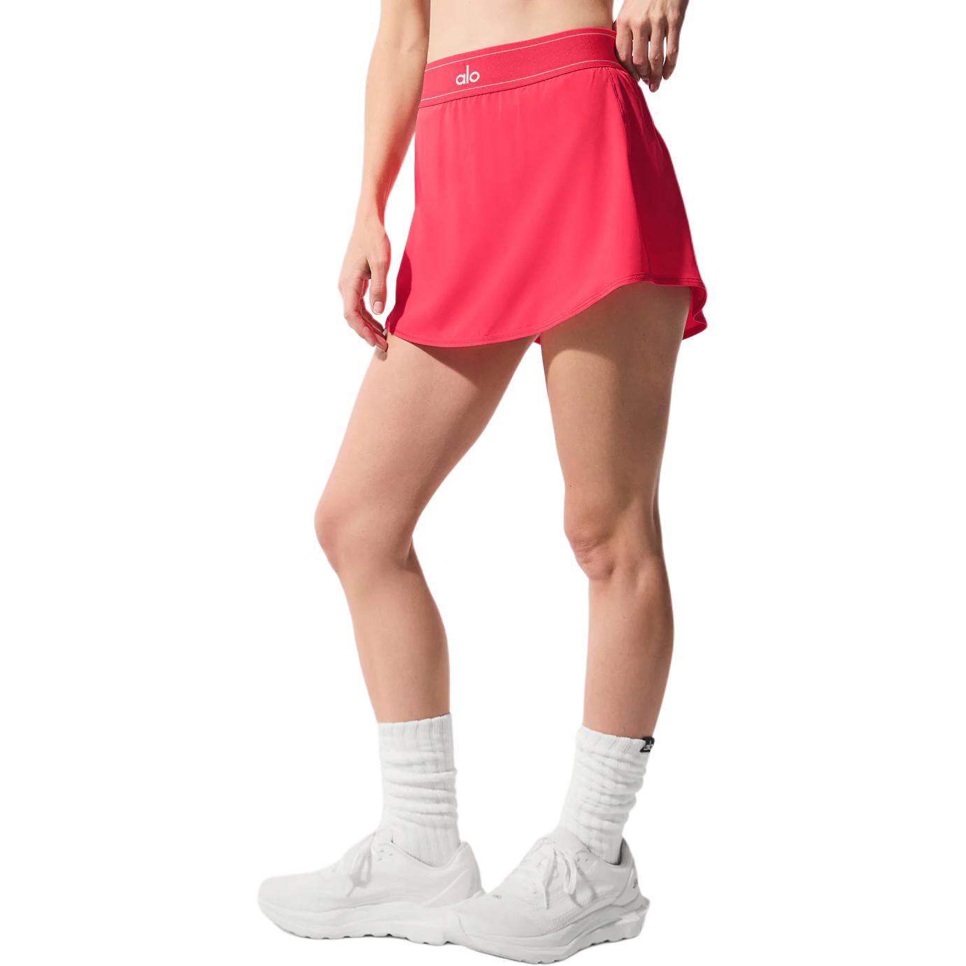 

Повседневная короткая юбка женская Alo Yoga, Candy Red/Candy Red