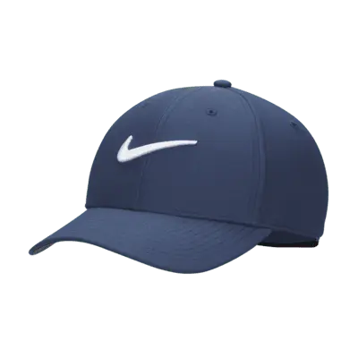 

Бейсболка Nike Dri-FIT Club Structured Swoosh Cap, цвет Midnight Navy/White