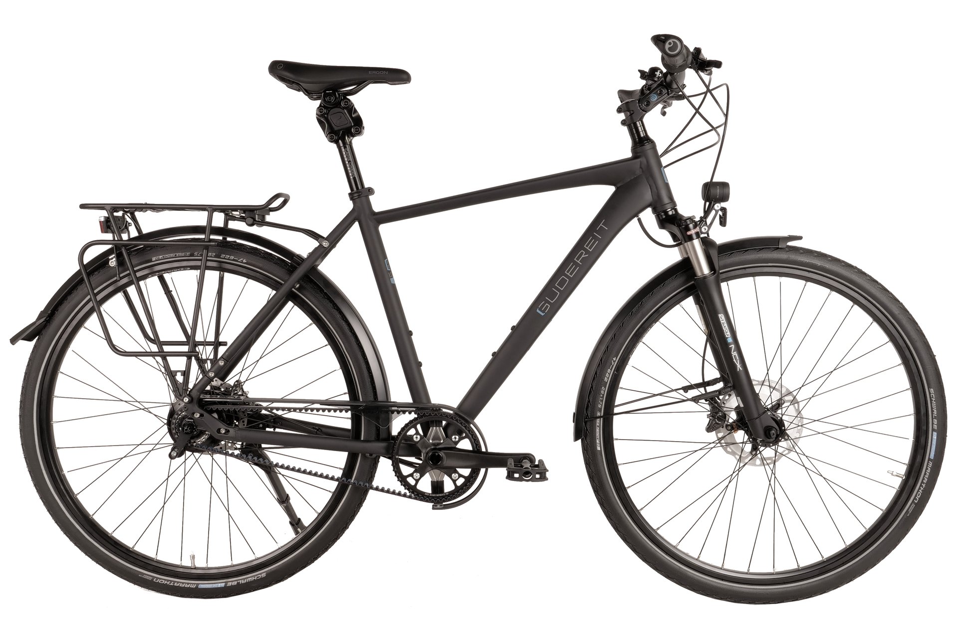 

Городской велосипед Gudereit Lc-R 4.0 evo - 28 дюймов - diamant, schwarz | schwarz matt