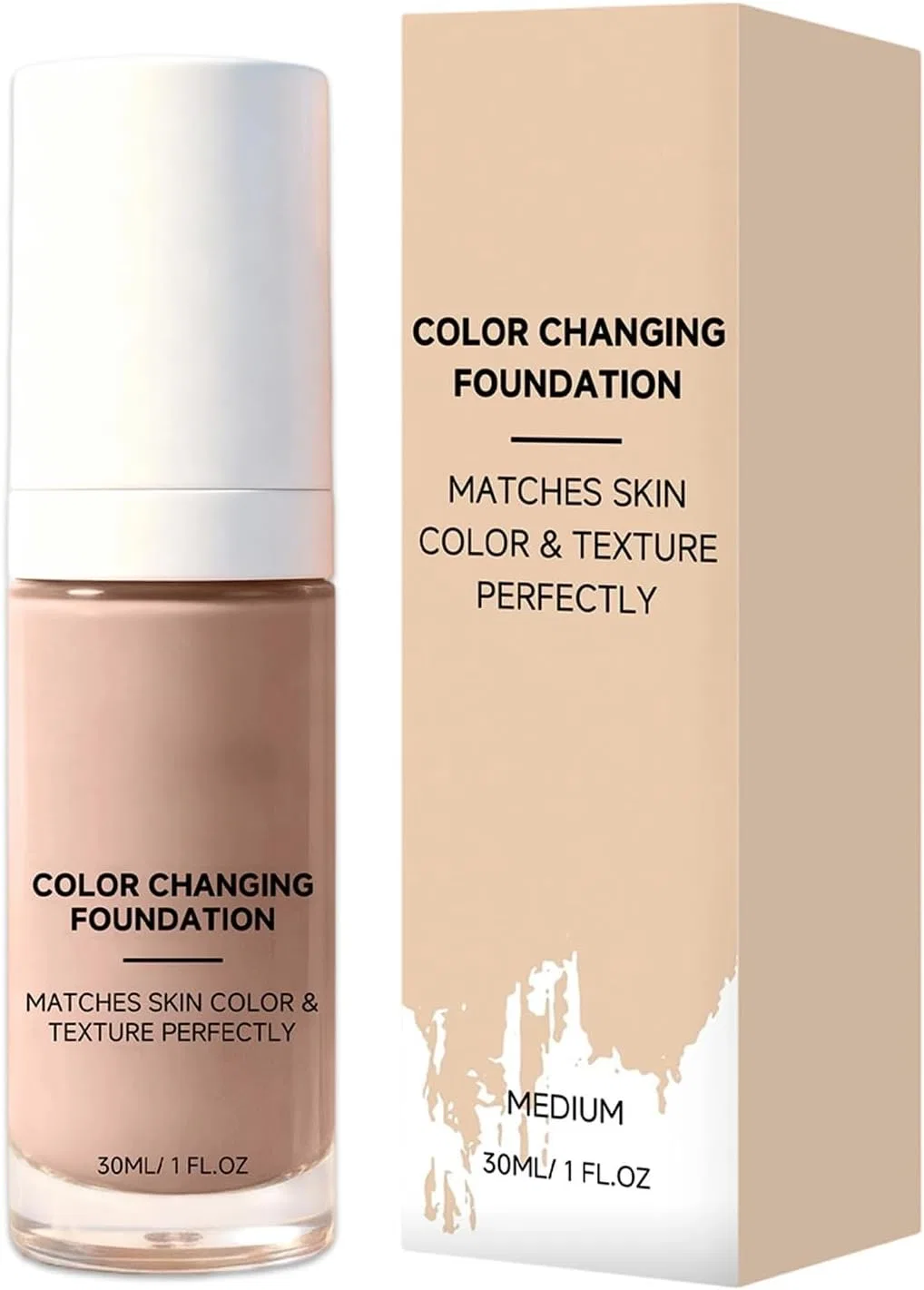 Тональное средство Color Adjusting Foundation увлажняющее, No brand, 1 шт, средний оттенок кожи