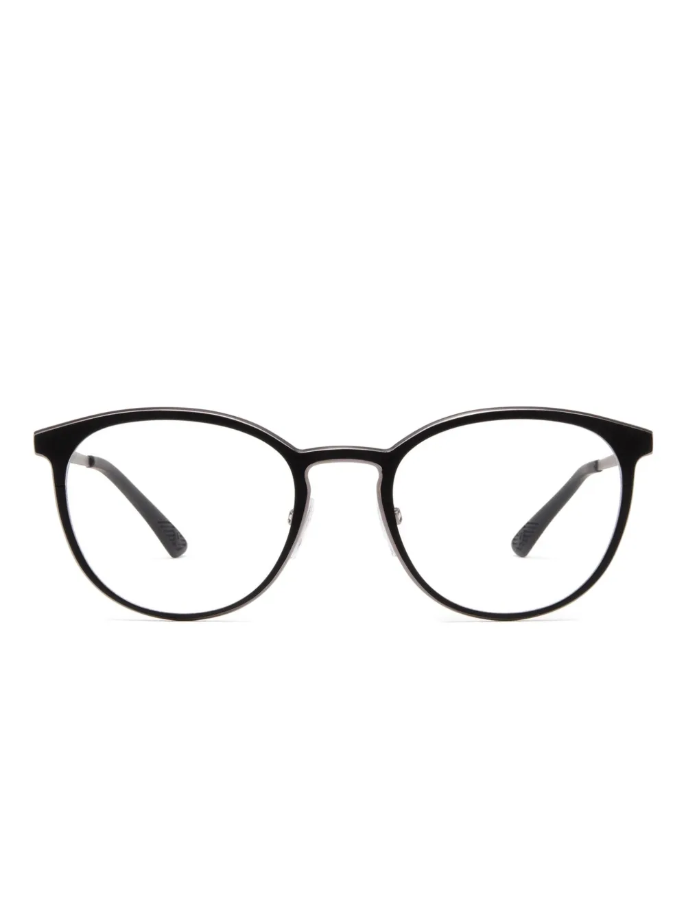 

Очки в круглой оправе из титана Police, серый