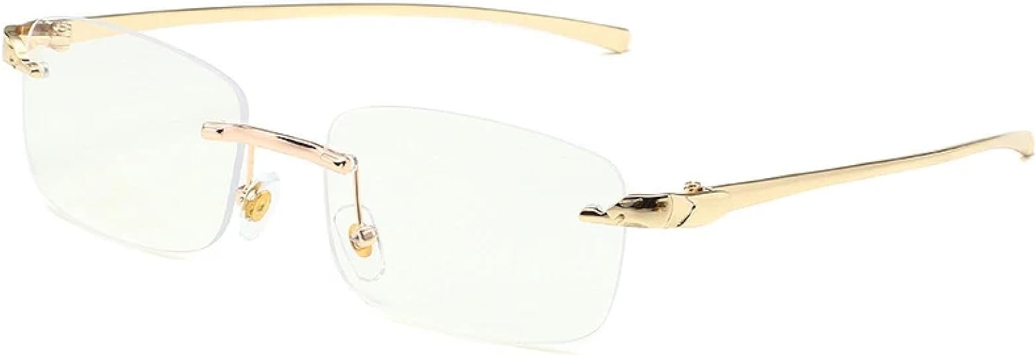 

Солнцезащитные очки с защитой от УФ-излучения UV400 | Без оправы, леопардовый принт, маленький размер | Для женщин и мужчин, для занятий спортом на открытом воздухе и вождения DSVIGF, Clear