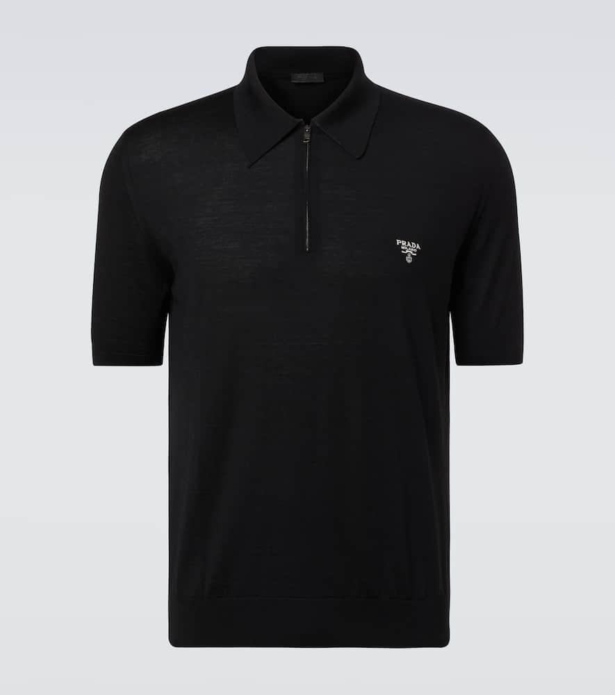 

Поло из натуральной шерсти Prada, Nero