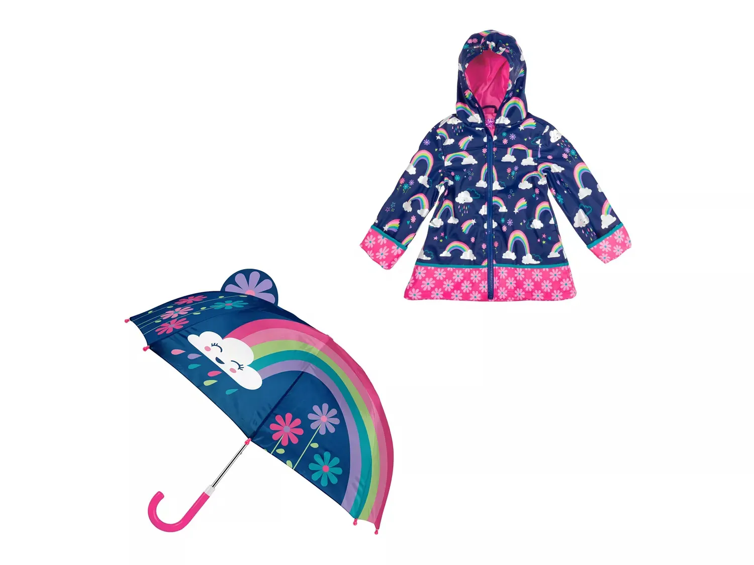 

Детский дождевик и зонт Rainbow Stephen Joseph, Navy/Multicolor Rainbow