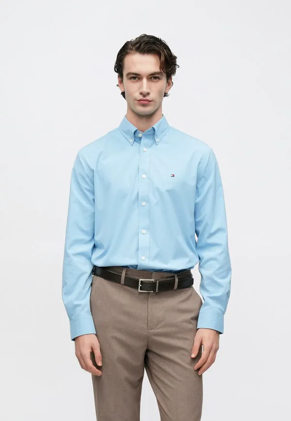 Высококачественная однотонная рубашка Tommy Hilfiger, Well Water