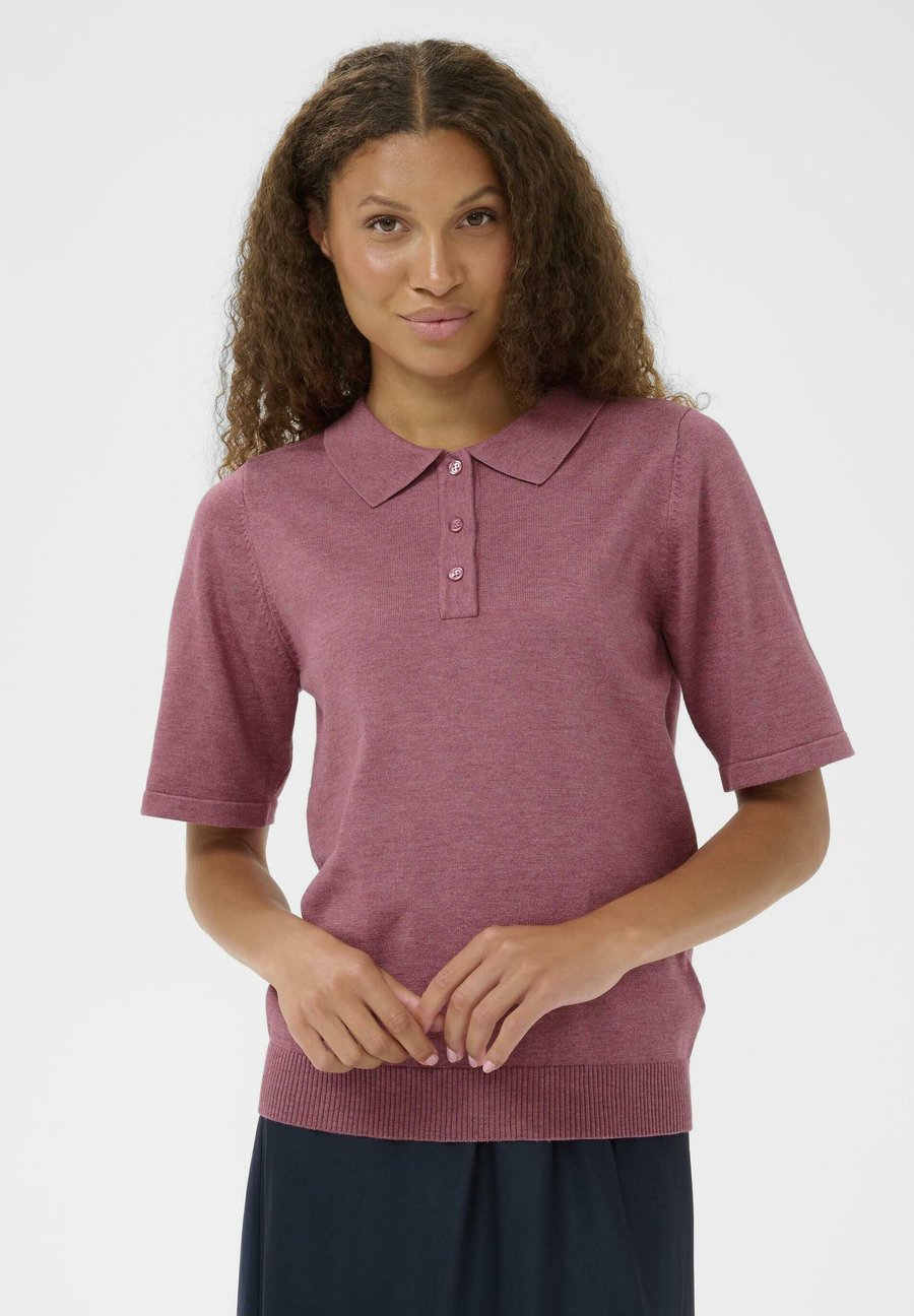 

Поло Saint Tropez Polo shirt, Red Violet Melange/Mottled Dark Red