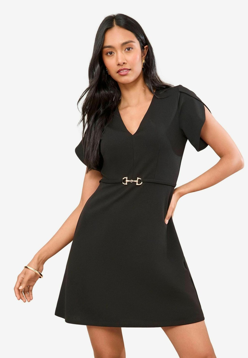 

Повседневное платье REGULAR FIT-V NECK TULIP SLEEVE STRUCTURED Friends Like These, черный