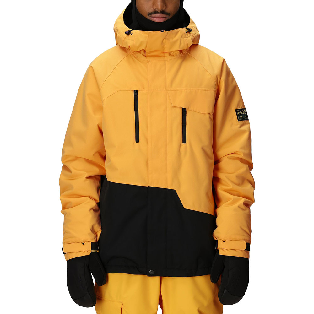 

Куртка для сноуборда 686 Geo Insulated (мужская), Yellow Gold Colorblock