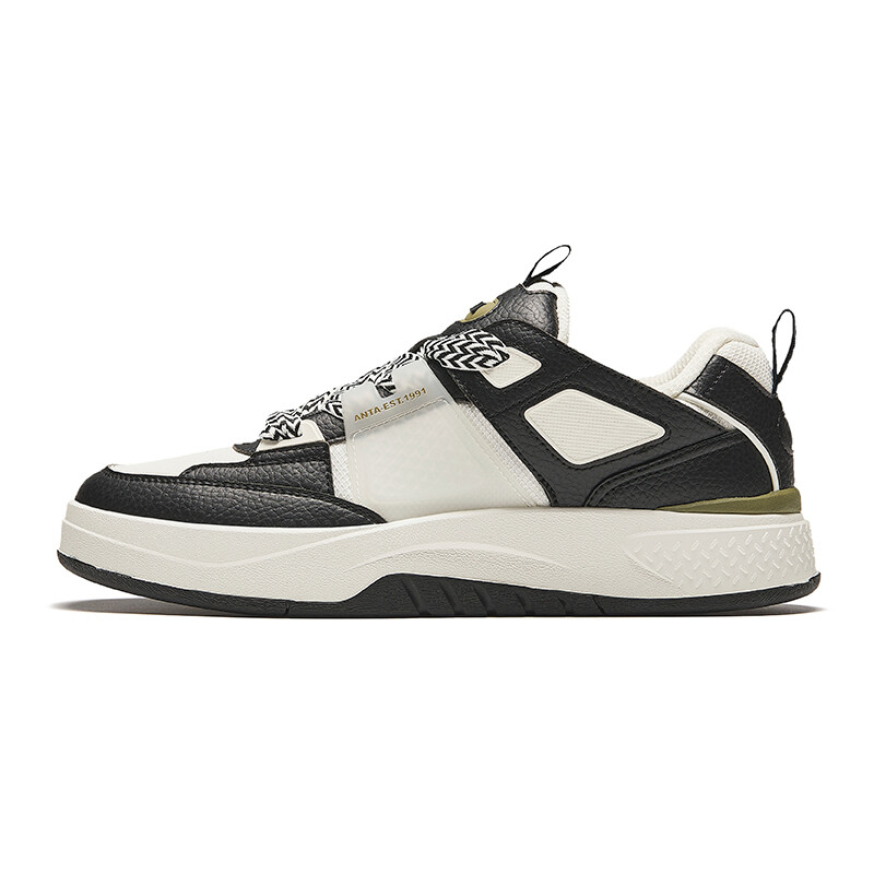 

Кроссовки ANTA Skateboarding Shoes Men Low-top Base Black/ivory, черный