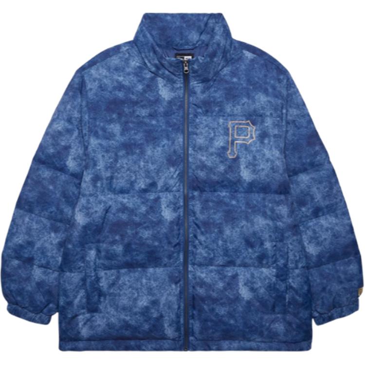 

New Era Куртка пуховая унисекс темно-синего деним, Dark Color Denim Blue